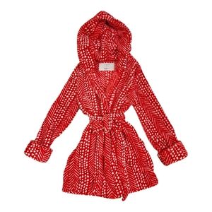 Steve Madden Red Patterned Robe